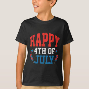 Camiseta 4 De Julio Patriótico Bandera Estadounidense Cuatr