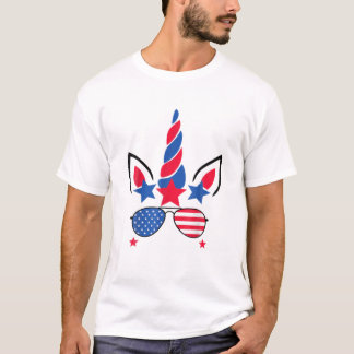 Camiseta 4 De Julio Patriótico De La Bandera Estadounidense