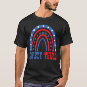 Camiseta 4 De Julio Patriótico Fireworks Safety Third Firec