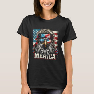 Camiseta 4 De Julio Patriótico Funny Eagle 4 De Julio Usa M