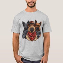 Camiseta 4 De Julio Perros Pastores Alemanes
