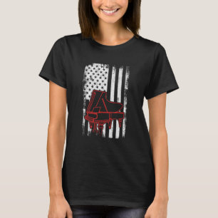 Camiseta 4 De Julio Piano Patriótico Bandera De EEUU