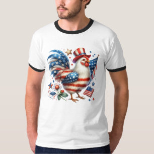 Camiseta 4 de julio Pollo Clipart-61531