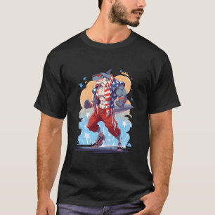 Camiseta 4 De Julio Pump Patriótico De Gafas De Sol De Tibu