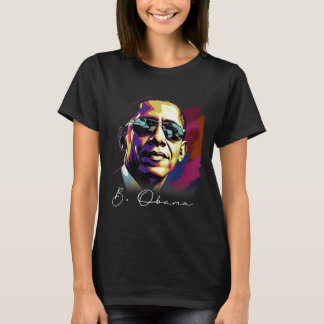 Camiseta 4 De Julio Retrato Del Presidente Barack Obama