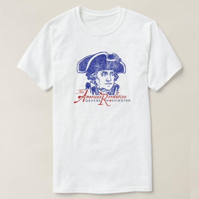Camiseta 4 de julio revolución americana de George (Diseño del anverso)
