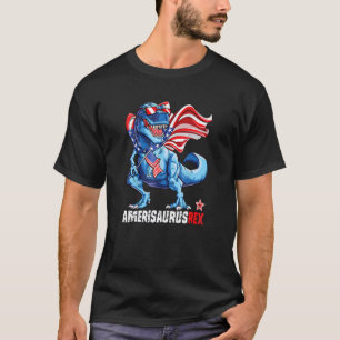 Camiseta 4 de julio Rex America Dinosaur Independence Day P