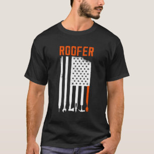 Camiseta 4 De Julio Roofer Patriótico De Bandera Estadounid