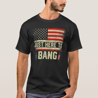 Camiseta 4 de julio, solo estoy aquí para el 5 de julio