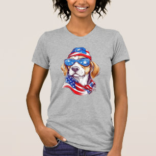 Camiseta 4 De Julio Sublimación De Perro-66361