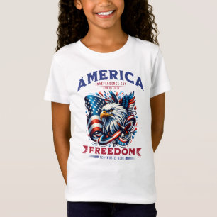 Camiseta 4 de julio Sublimación del águila estadounidense-6