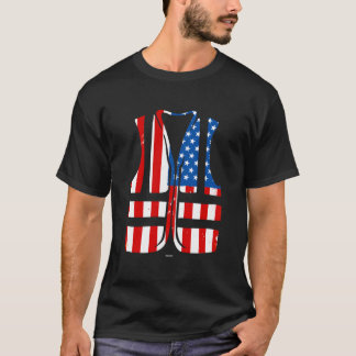 Camiseta 4 De Julio Swagazon Asociado Usa Seguridad