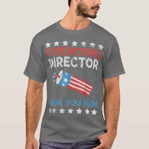 Camiseta 4 De Julio Tee Fireworks Director Te Ejecuto K