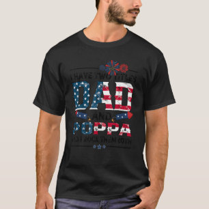 Camiseta 4 De Julio Tengo Dos Títulos Papá Y Poppa M