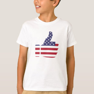 Camiseta 4 de julio Thumbs Up Tee para los niños