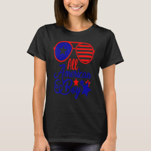Camiseta 4 De Julio Todo Niño Estadounidense Patriótico Est