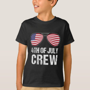 Camiseta 4 De Julio Tripulación Coincidiendo Con Ropa Famil