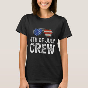 Camiseta 4 De Julio Tripulación Coincidiendo Con Ropa Famil