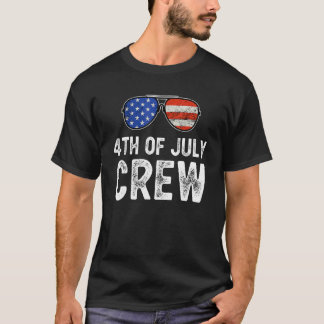 Camiseta 4 De Julio Tripulación Coincidiendo Con Ropa Famil