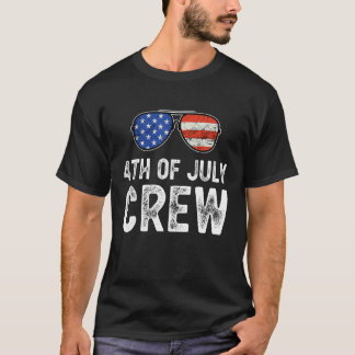 Camiseta 4 De Julio Tripulación Coincidiendo Con Ropa Famil