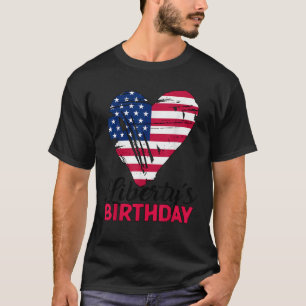 Camiseta 4 de julio Uncle Heart Funny Patriot America USA F