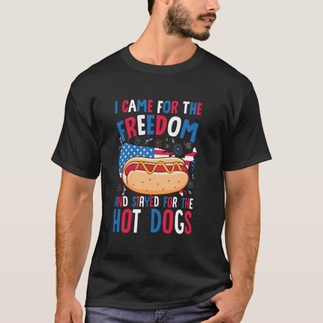 Camiseta 4 De Julio Vine Por Freedom USA Funny Ameri (Anverso)