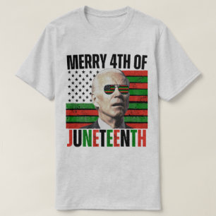 Camiseta 4 de junio de la cara divertida de Biden