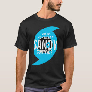 Camiseta 4 del superviviente de Sandy del huracán