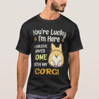 Camiseta 4 Eres Corgi Afortunado