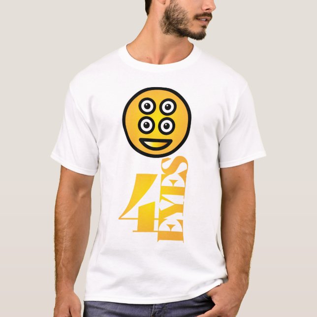 CAMISETA 4 EYES ICON BY MASANSER PIXELAT (Anverso)