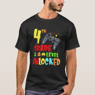 Camiseta 4° Grado de nivel Videojuegos desbloqueados de vue