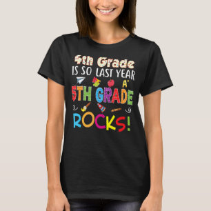 Camiseta 4° Grado Es Tan El Año Pasado 5 Que Vuelve A La Es