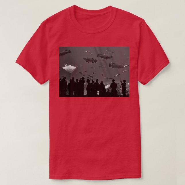 Camiseta 4 Groupers y una Manta BW (Diseño del anverso)