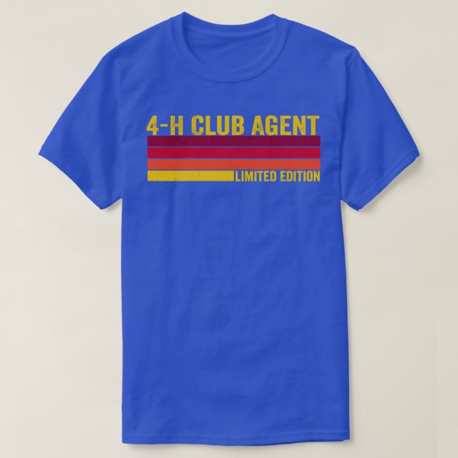 Camiseta 4 H Agente Club (Diseño del anverso)