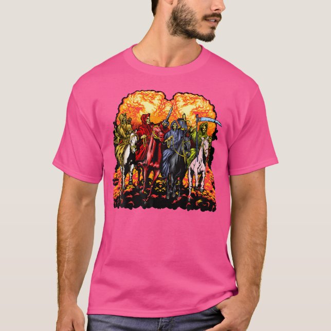 Camiseta 4 Jinetes Del Apocalipsis 61-8 Jesús (Anverso)