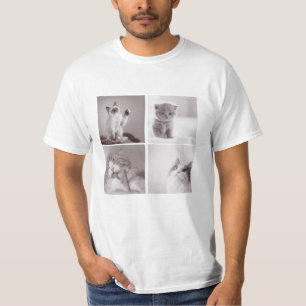 Camiseta 4 lindos gatos para los amantes de los gatos