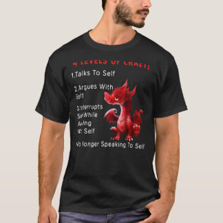 Camiseta 4 Niveles De Conversaciones Locas Con El Sí Mismo