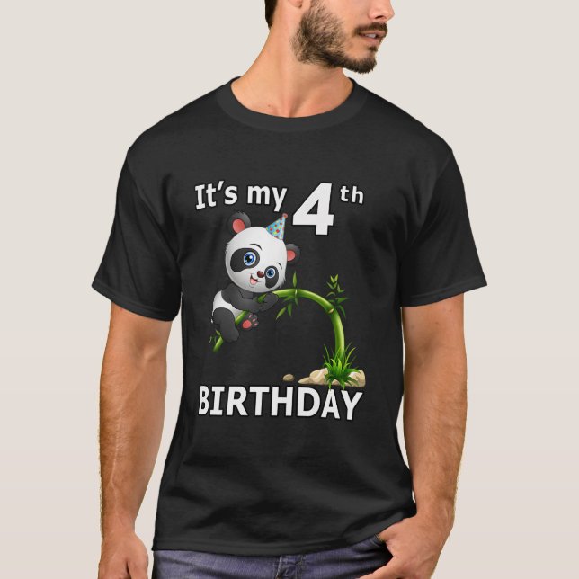 Camiseta 4 Panda 4To Py Animal Panda (Anverso)