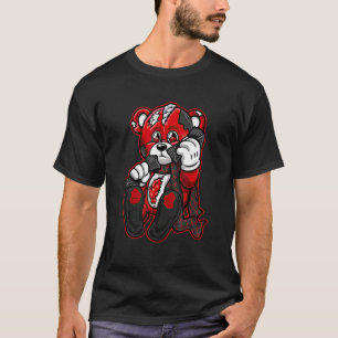 Camiseta 4 Rojo Ladrón Rojo Rojo Retro De Dinero Rompiendo 
