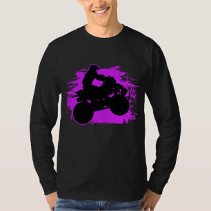 Camiseta 4 Ruedas de cuatro ruedas bicicleta rosa ATV Regal