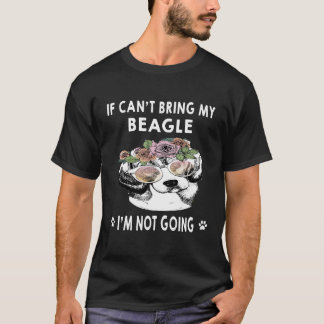 Camiseta 4 Si no puedo traer mi Beagle, no iré
