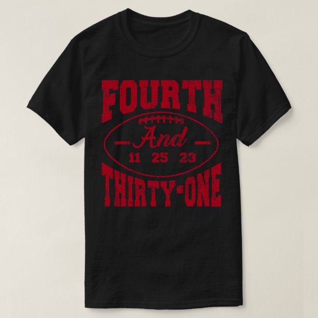 Camiseta 4 y 31 ALABAMA CUARTO Y TREINTA UN ALABAMA T (Diseño del anverso)