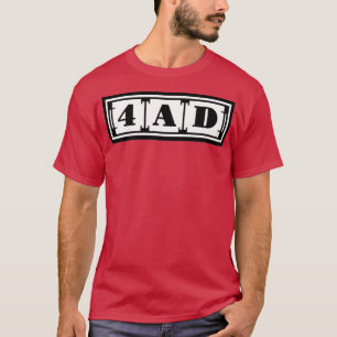Camiseta 4AD Axis Records