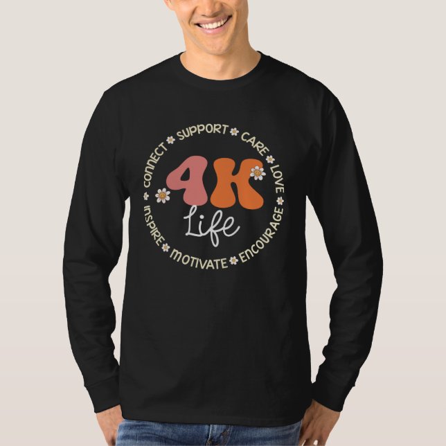 Camiseta 4K Life Appreciation Week Back to School (Anverso)
