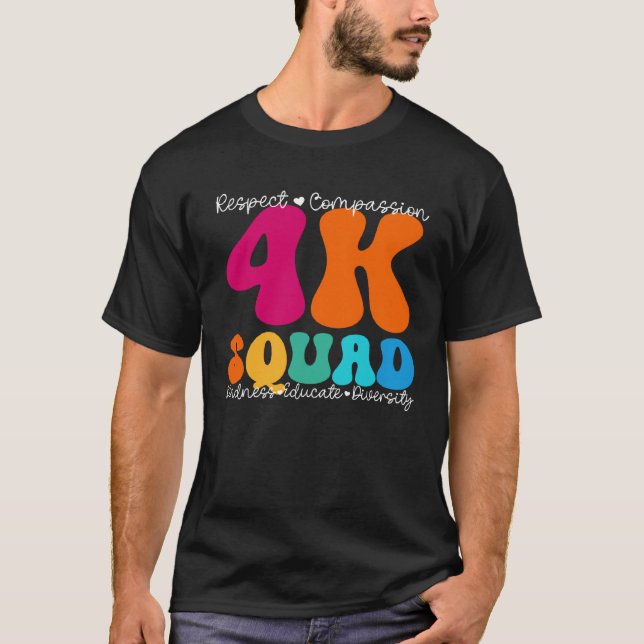 Camiseta 4K Squad Appreciation Week Back to School (Anverso)