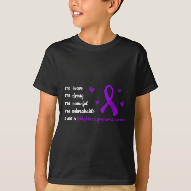 Camiseta 4koA Ribon Blue Hydrocephalus Warrior Cancer Awar (Anverso)