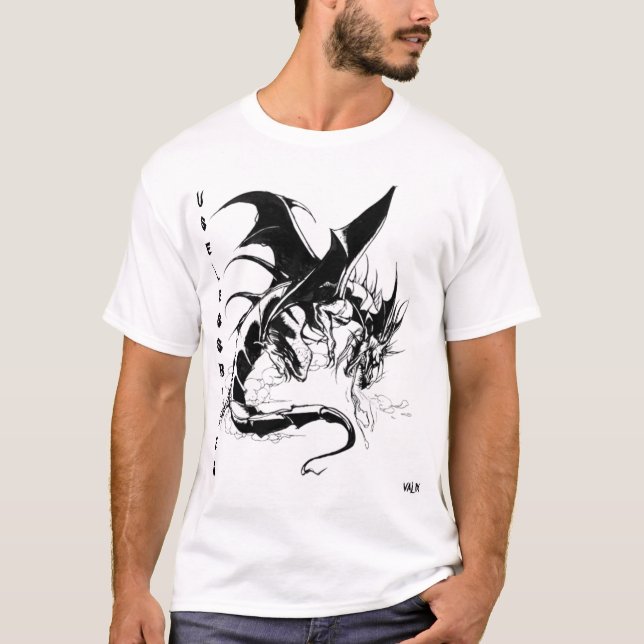Camiseta 4lh8cio, USELESSBIKES, VALIX (Anverso)