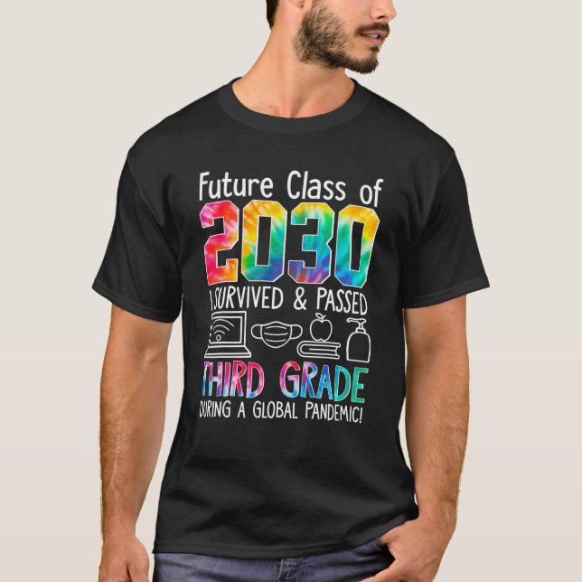 Camiseta 4M3O Profesor de tercer curso de la clase 2030 de  (Anverso)