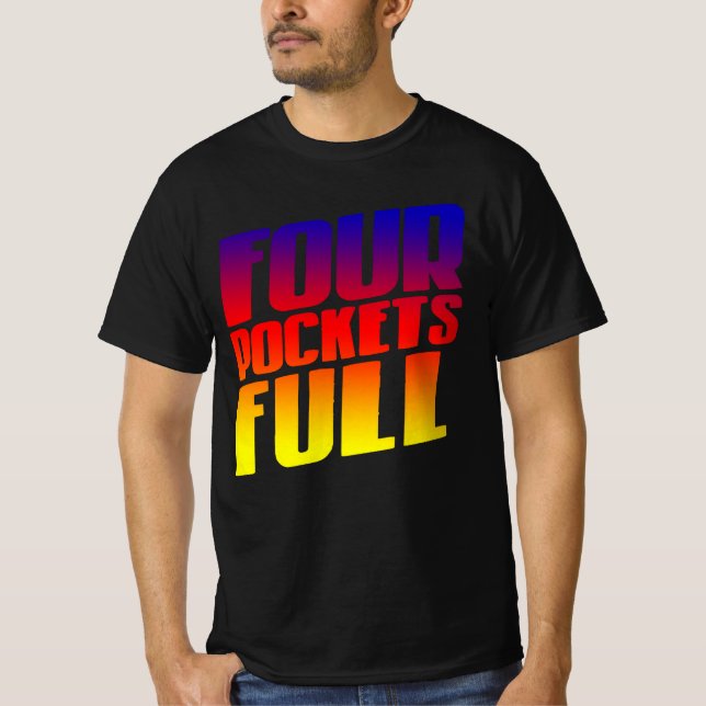 Camiseta 4pf cuatro bolsillos llenos (Anverso)