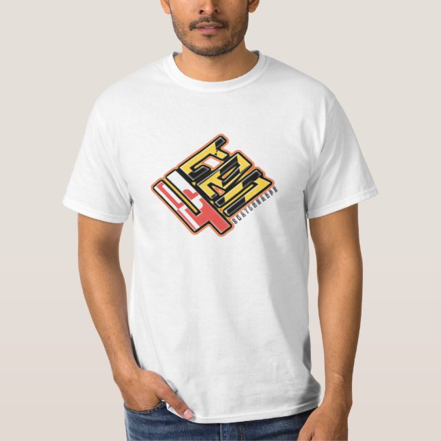 Camiseta 4ten anda en monopatín te del logotipo (Anverso)